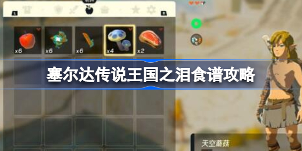 塞尔达传说王国之泪食谱配方有什么 塞尔达传说王国之泪食谱攻略图文大全